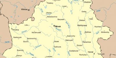 Karta Bjelorusije